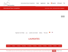 Tablet Screenshot of concursointernacionalpiano.es